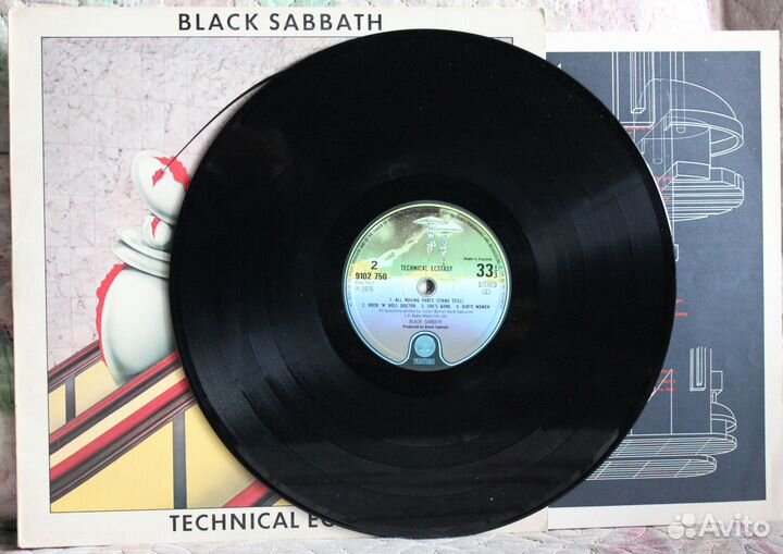 Black Sabbath technical ecstasy пластинка Англия