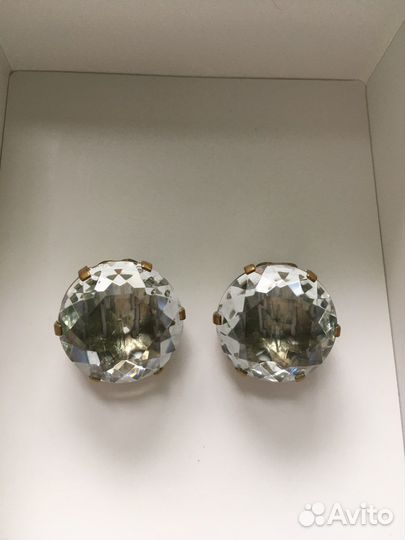 Винтажные клипсы леденцы