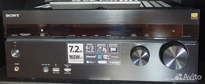 Ресивер Sony STR-DN1050+ колонки + сабвуфер