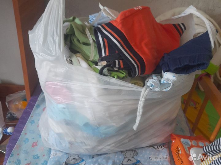 Детские вещи пакетом на мальчика 55 92 и девочку