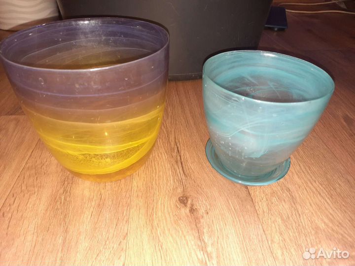 Горшок стеклянный для орхидей