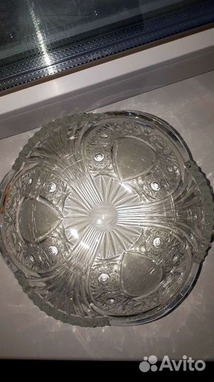 Салатник хрусталь