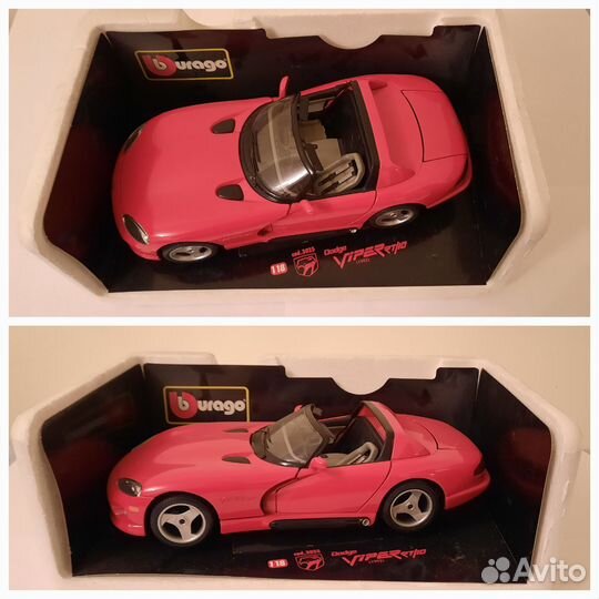 Модель автомобиля Bugatti Dodge Viper Ferrari