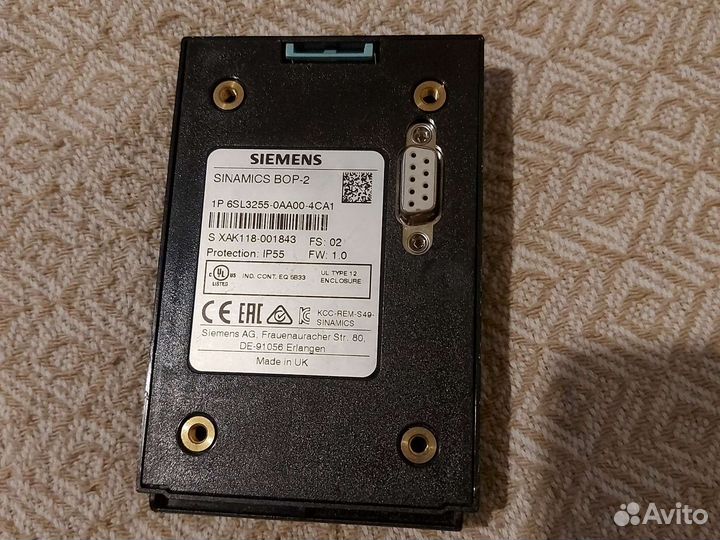 Siemens sinamics BOP 2