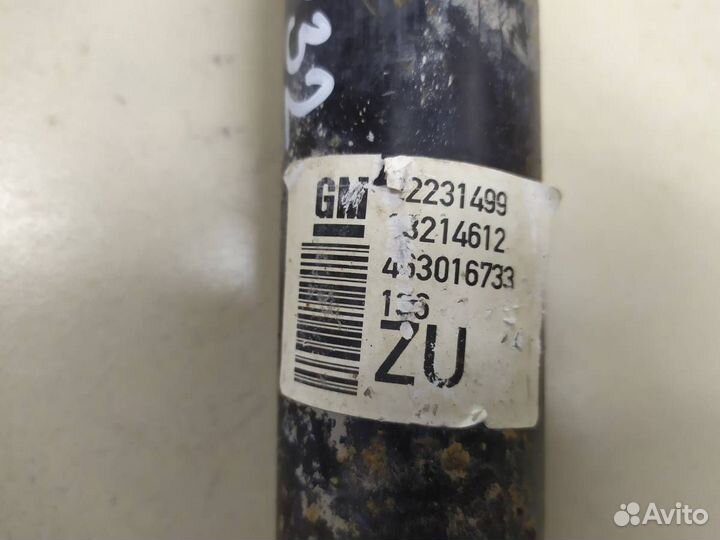 Амортизатор задний Opel Meriva 2003-2010