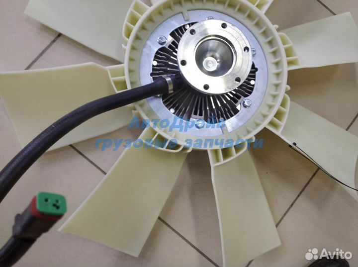 Вискомуфта Скания 4 и 5 серия в сборе с крыльчатко