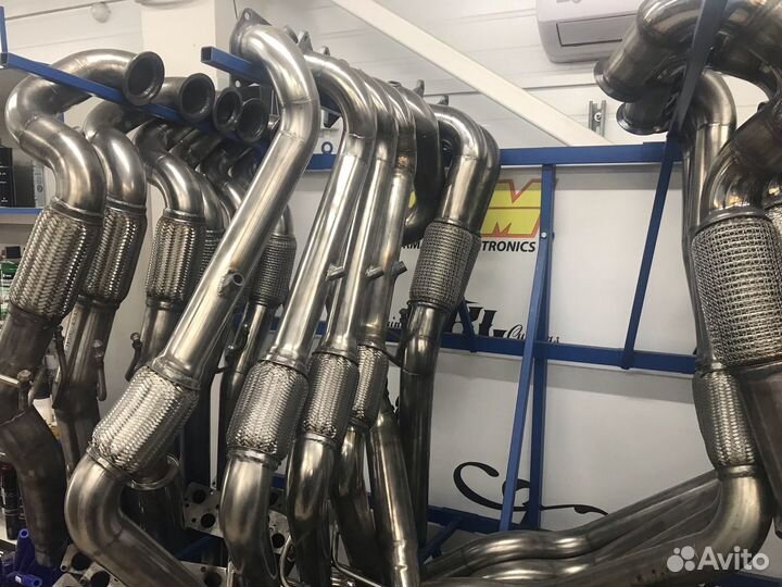 Даунпайп,аппайп, аутлет на авто