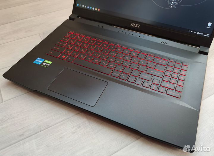 Игровой MSI\17.3\i5 -11400H/OZU 12g\SSD/GTX 1650