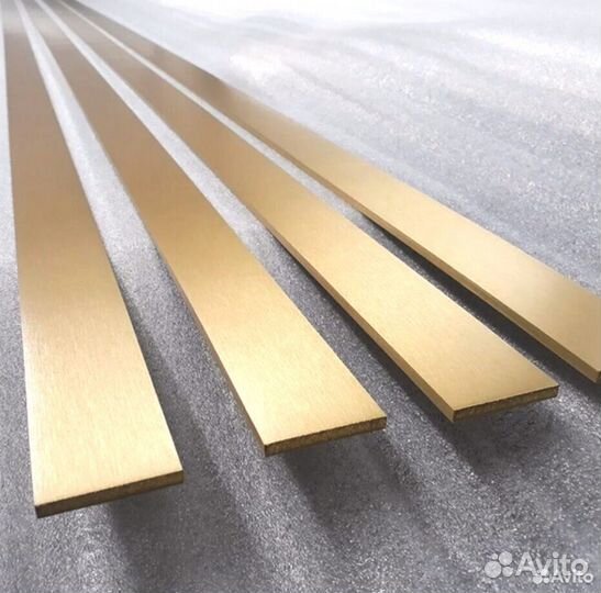 Полоса латунь полированная, вставка