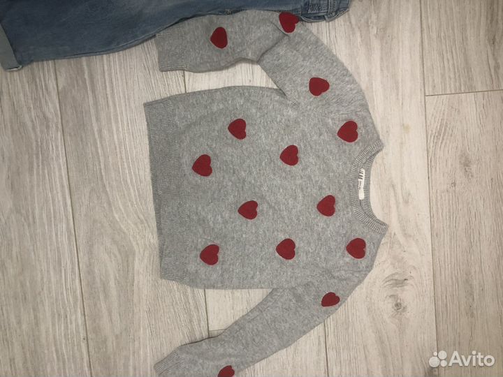 Джинсовый комбинезон для девочки 80