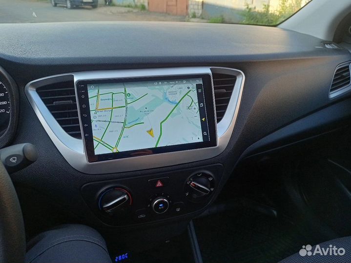 Android магнитола Hyundai Solaris,есть teyes