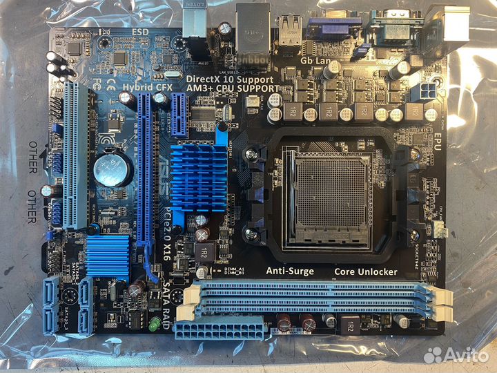 Новая материнская плата сокет AM3 +