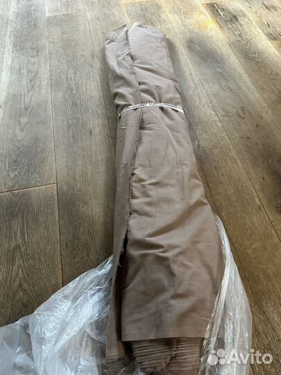 Ткань поплин кофе