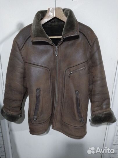 Дублёнка мужская нобук 48-50 Греция