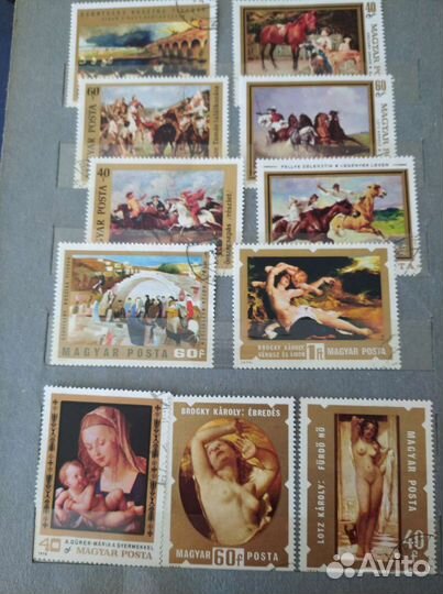 Почтовые зарубежные марки 