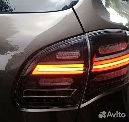 Фонари задние Black Porsche Cayenne 958 LED