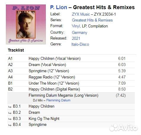 Beat Box Tr, Lee Marrow, P. Lion / Italo-Disco/ Lp