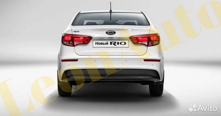 Бампер задний Kia Rio 3 Белый