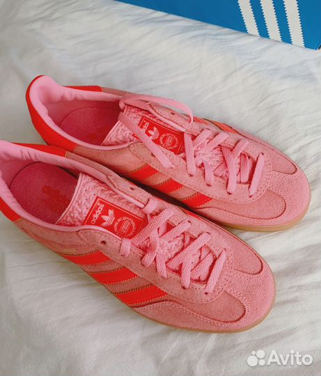 Adidas Gazelle Indoor Orange Pink оригинал