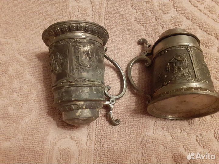 Маленькие цинковые кружечки Германия