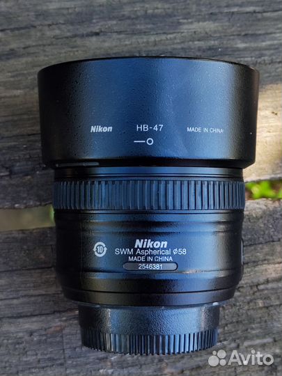 Объектив nikon 50mm f 1.8g af s nikkor
