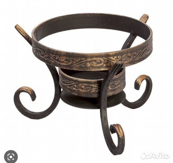 Подставка под садж, казан кованная
