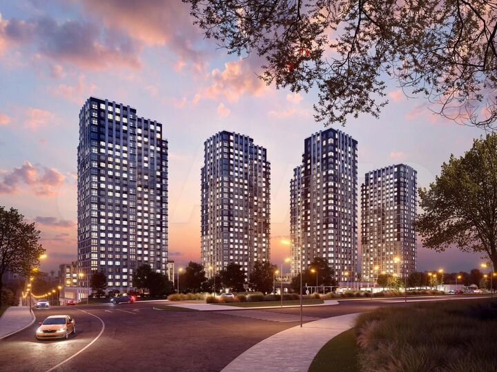 3-к. квартира, 67,6 м², 11/27 эт.