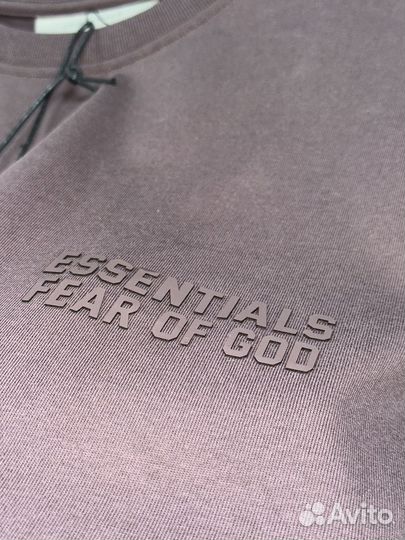 Футболка Essentials fear of god oversize FOG