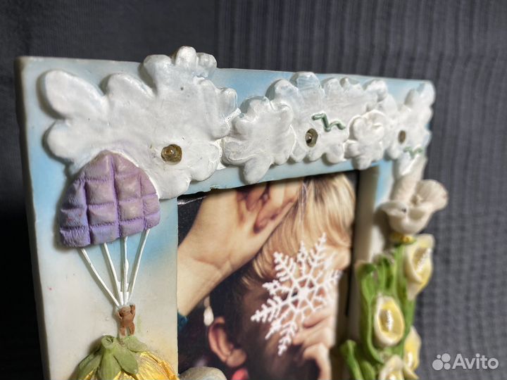 Рамка для фото керамическая винтаж