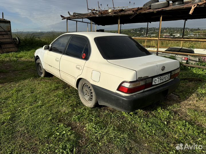 Toyota corolla в разбор, машина на запчасти