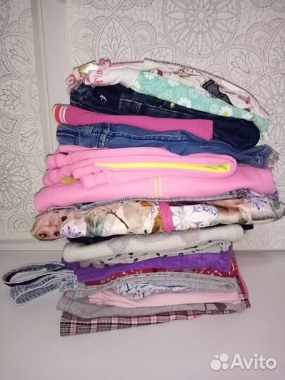 Детские вещи пакетом для девочек 98 рост