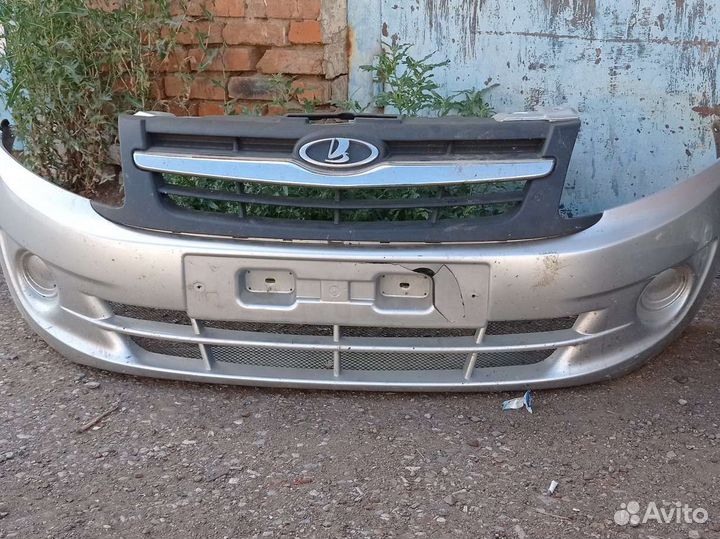 Бампер передний granta