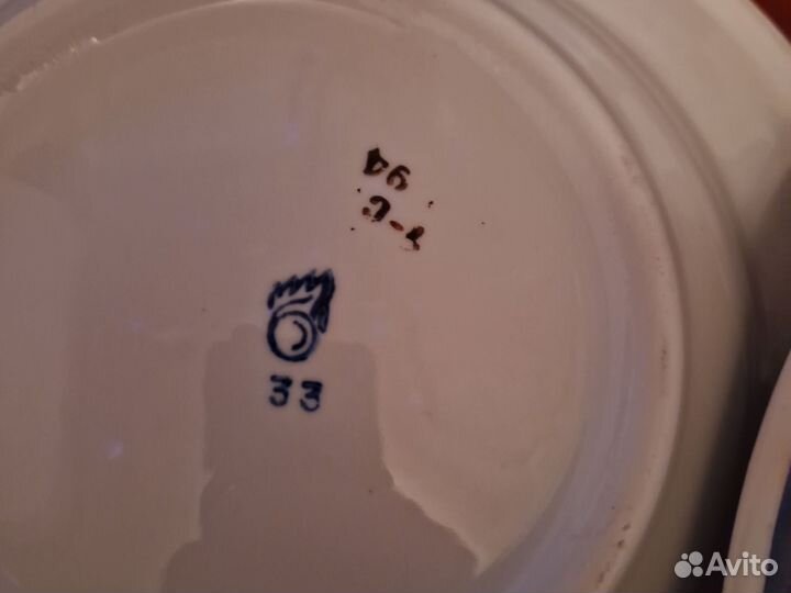 20 шт Тарелка столовая глубокая СССР