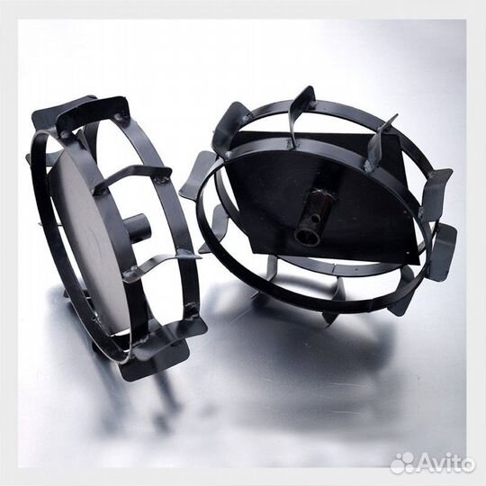 Грунтозацепы D-340х90 вал 25 мм, Крот, Тарпан (пар