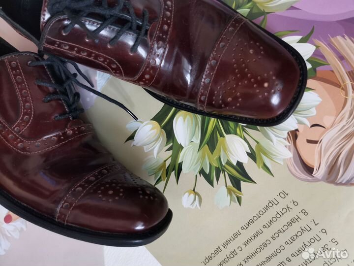 Туфли лаковые коричневые 35 размер My kids