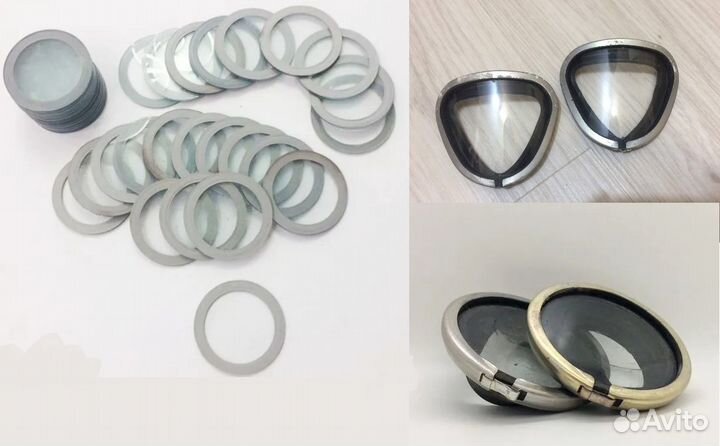 Стекла для противогаза и манжеты гп 5, гп 7, пмк