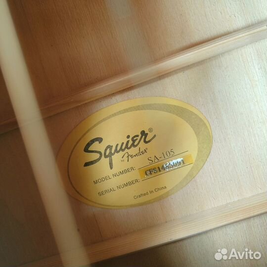 Акустическая гитара Fender Squier Sa-105