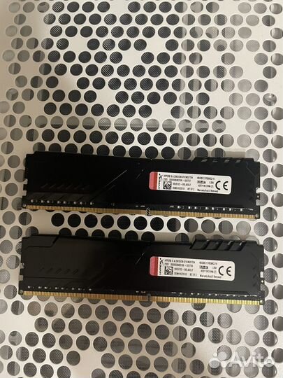 Оперативная память Kingston HyperX fury Black