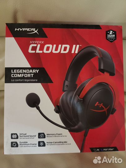 Наушники hyperx cloud 2