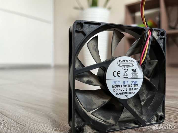 Вентилятор Everflow 80x80 r128018dl