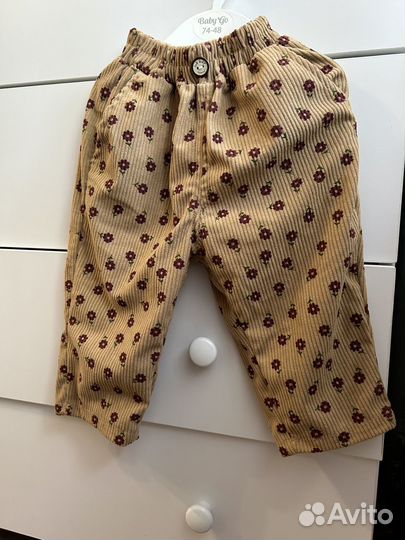 Штаны для девочки 74-80