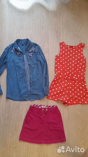 Вещи пакетом на девочку 128-134