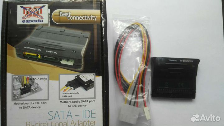 Переходник IDE на SATA для жёсткого диска
