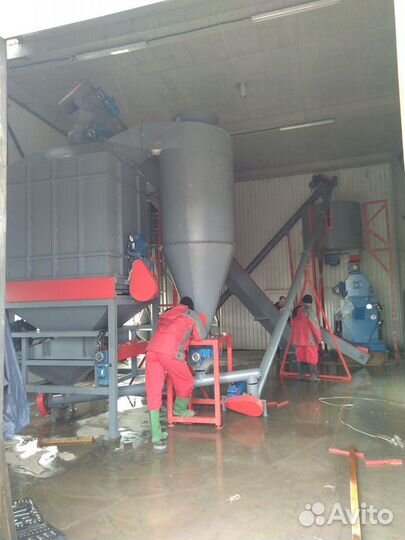 Линия гранулирования комбикорма