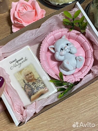 Мыло с вашим фото, подарок учителю, 1 сентября