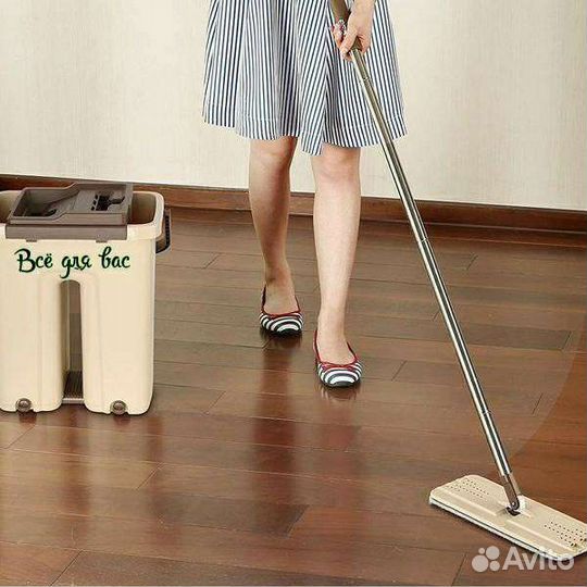 Чудо швабра с ведром. 8л