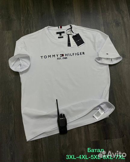 Tommy hilfiger футболка (большого размера 56-64)