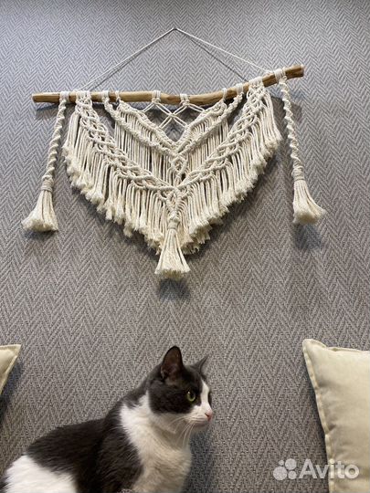 Панно макраме настенное