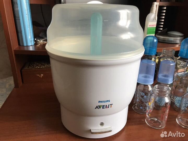 Стерилизатор Avent бутылок и бутылки в подарок