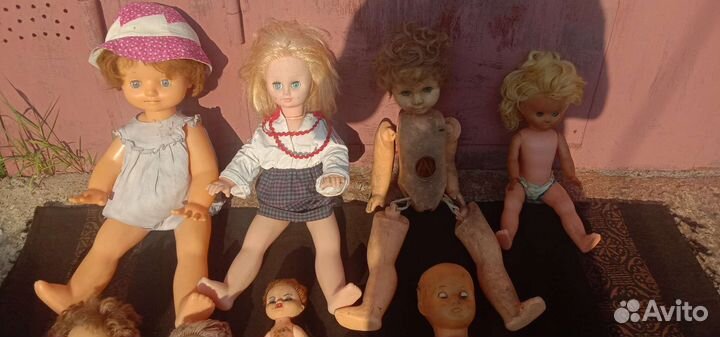 Куклы СССР гдр коляска, стул